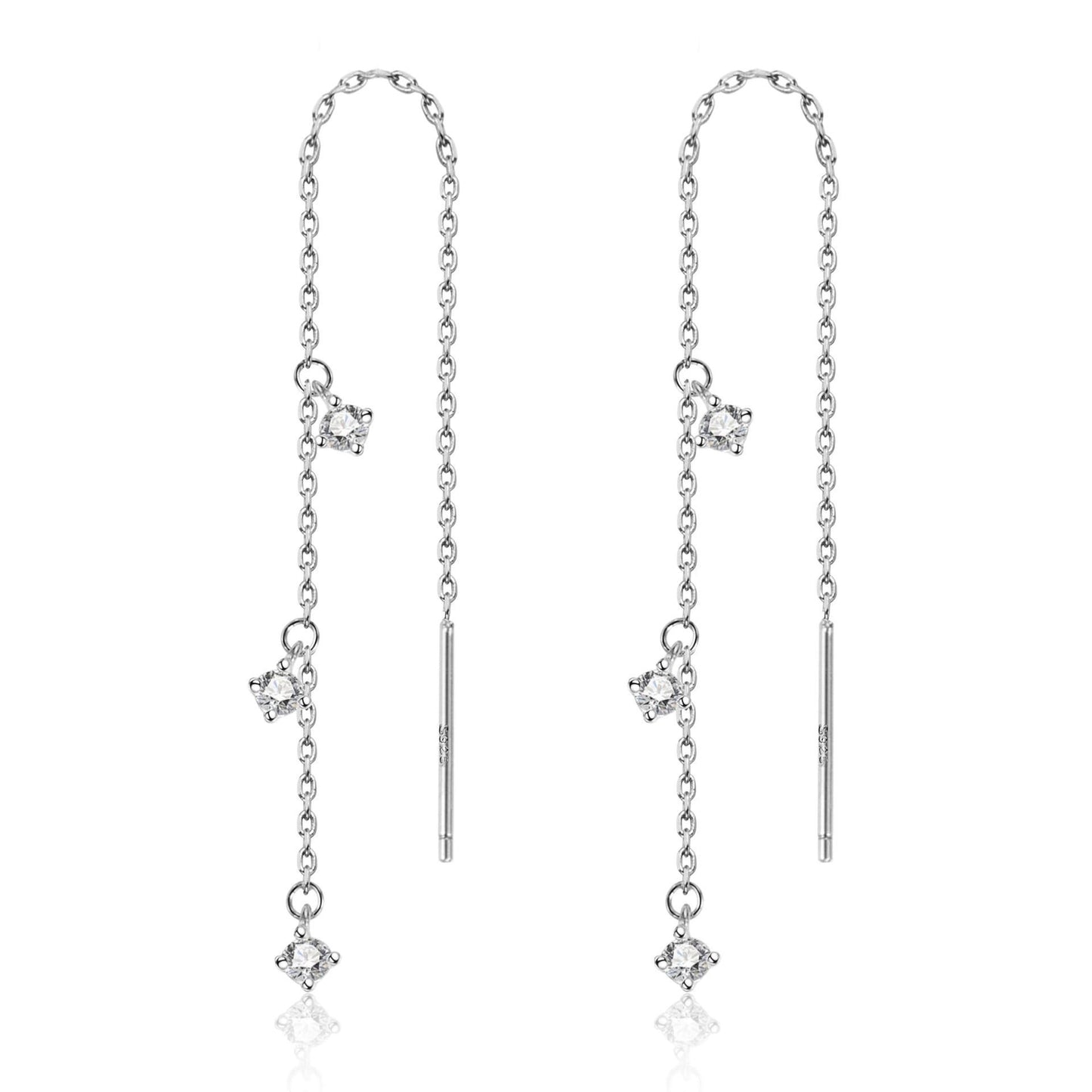 Jewelry Delicate Earrings Simple Zircon Ear Hook Simple Graceful
