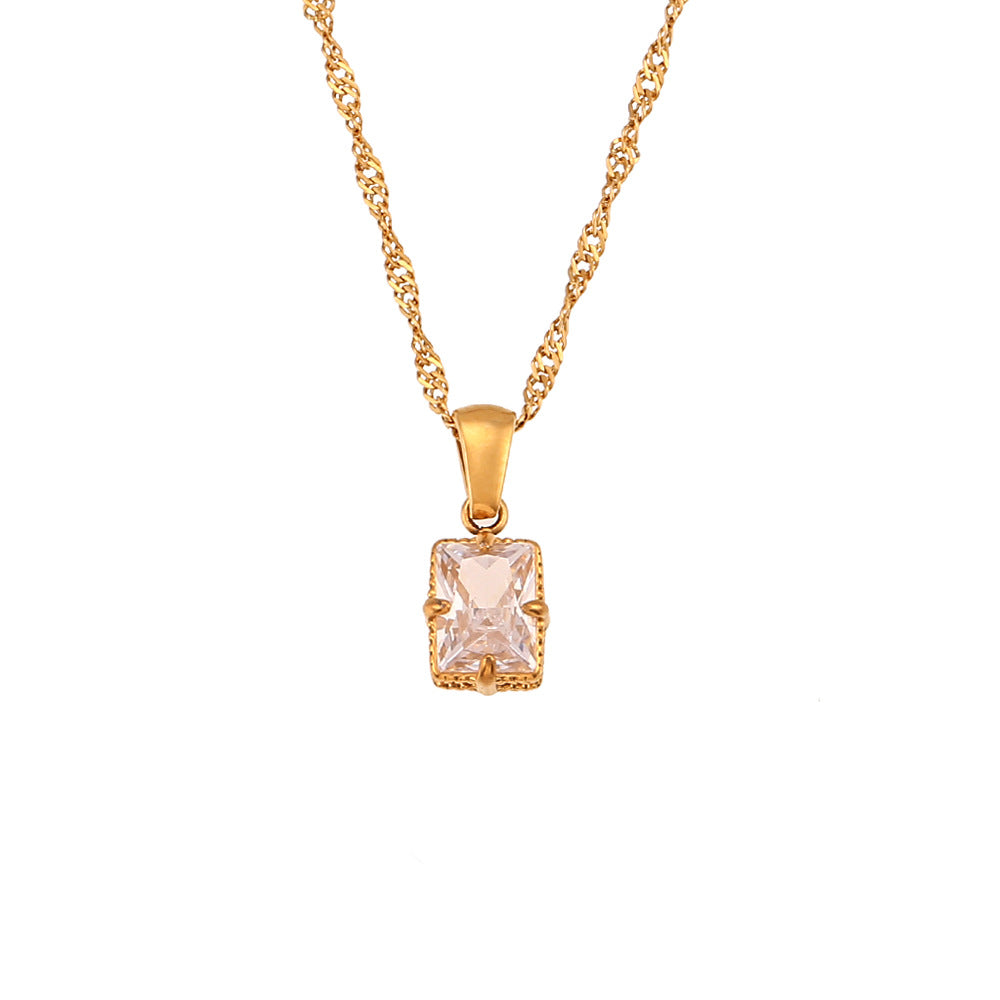 Fashion Simple And Light Luxury Versatile Clavicle Chain Jewelry