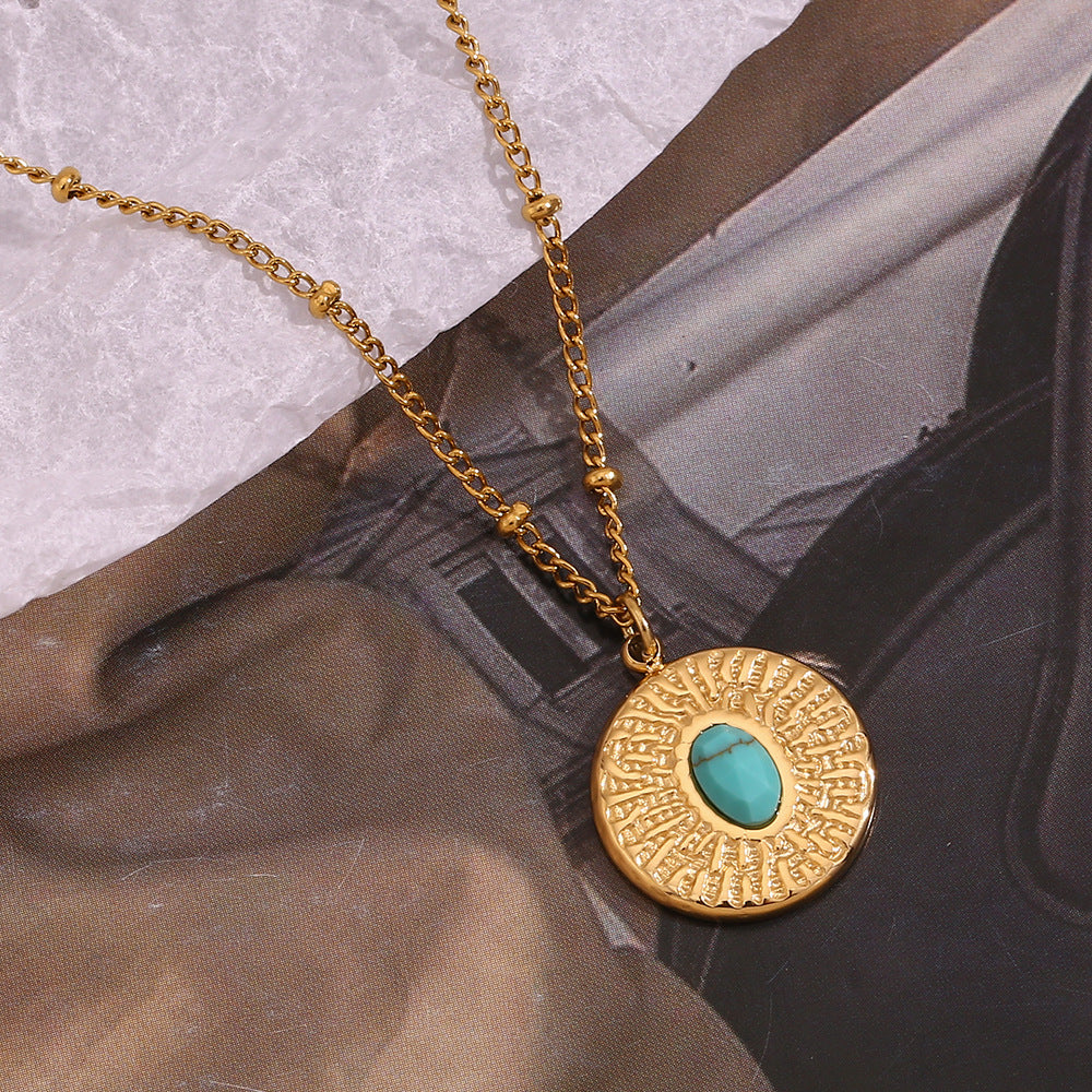 Stainless Steel 18K Gold Plating Spacer Necklace