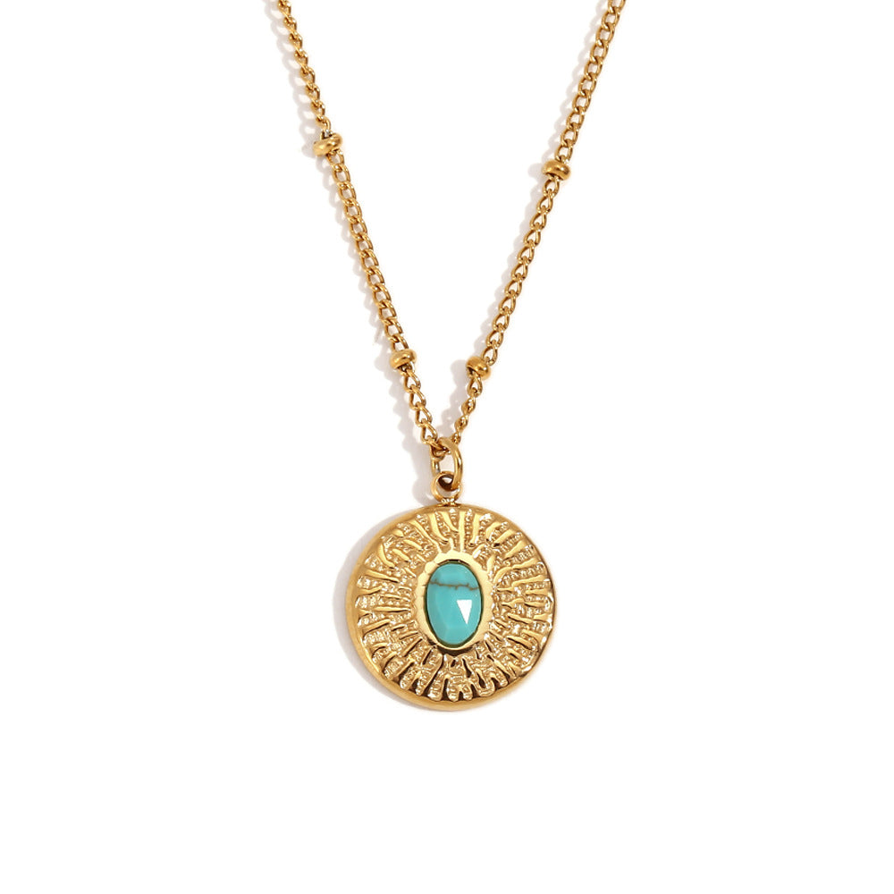 Stainless Steel 18K Gold Plating Spacer Necklace
