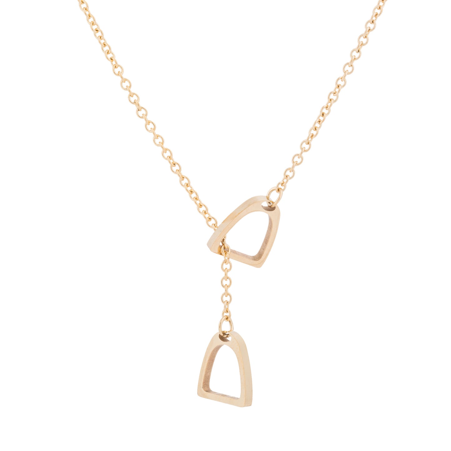 Equestrian Heart Lock Necklace