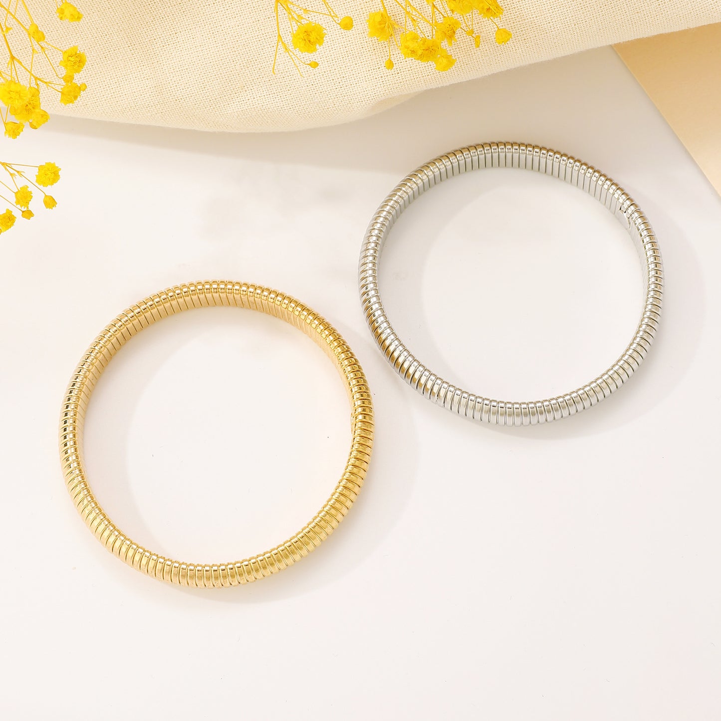 Stainless Steel Elastic Bracelet