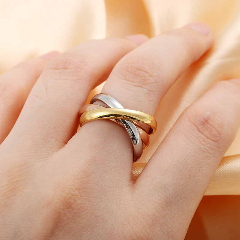 Three-ring Three Lifetimes And Three Worlds Couple Rings