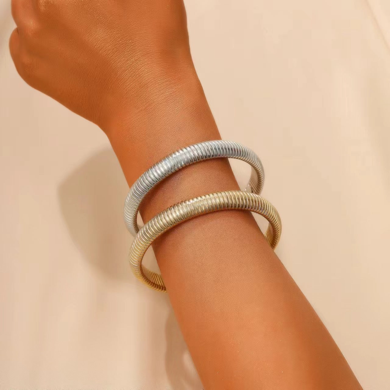 Stainless Steel Elastic Bracelet