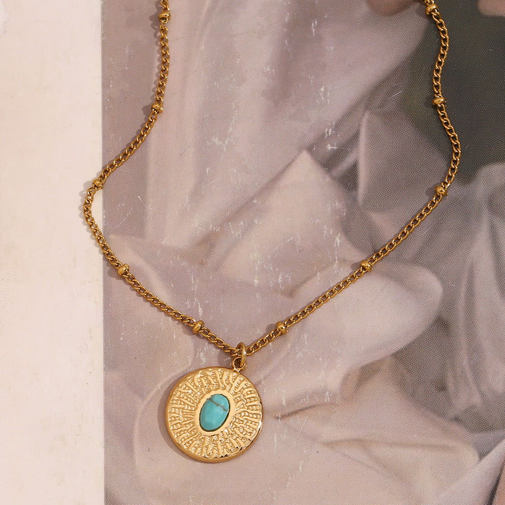 Stainless Steel 18K Gold Plating Spacer Necklace
