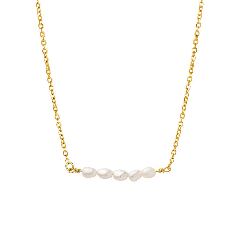 18K Gold Plating Clavicle Chain