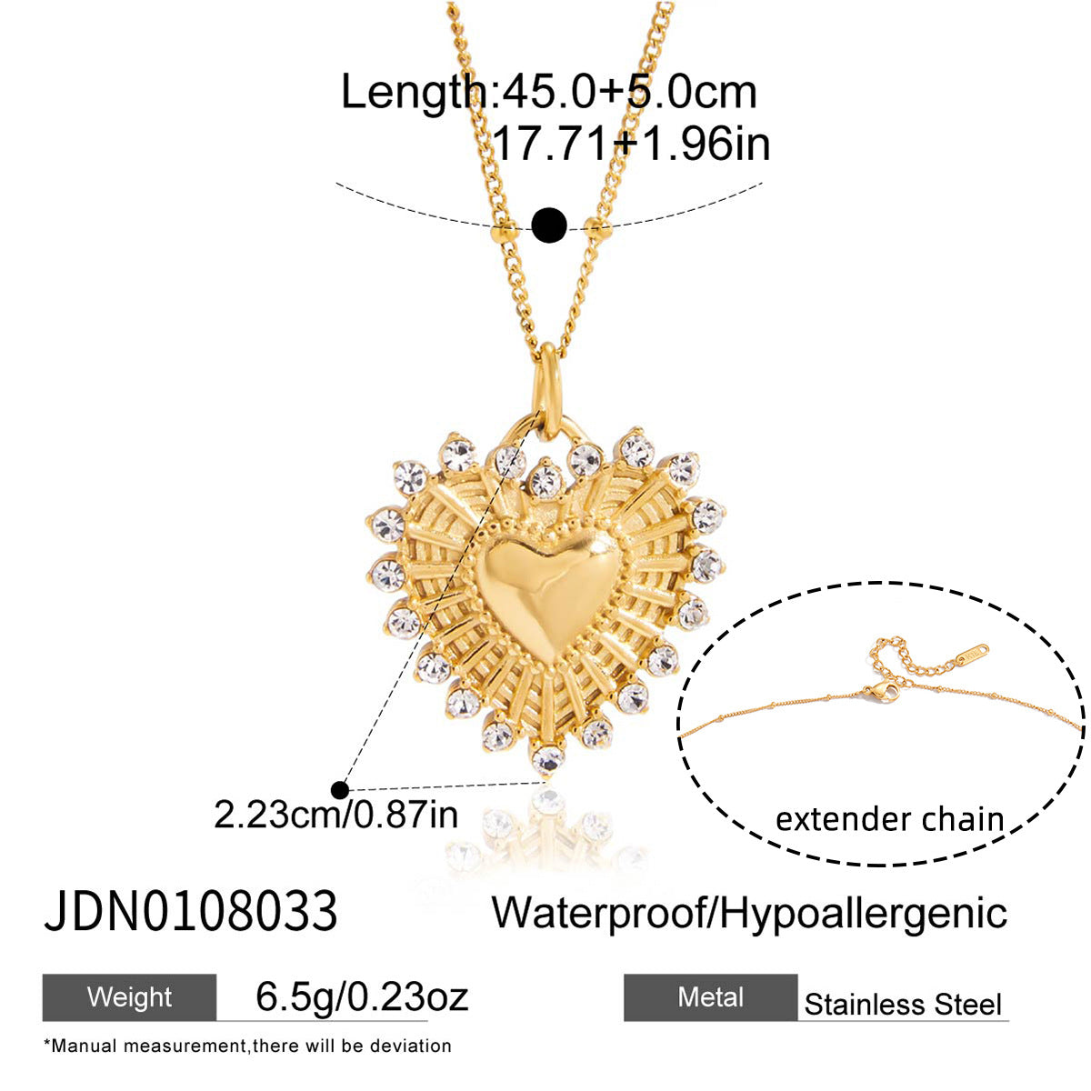 Titanium Steel Necklace For Womencolorfast High-end Accessory