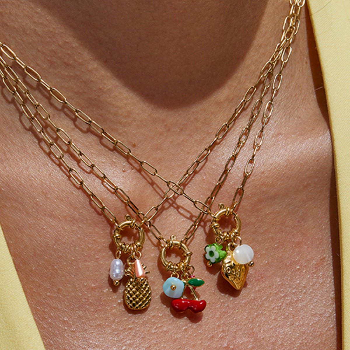 Charm Clavicle Chain Non-fading Titanium Steel Ornament