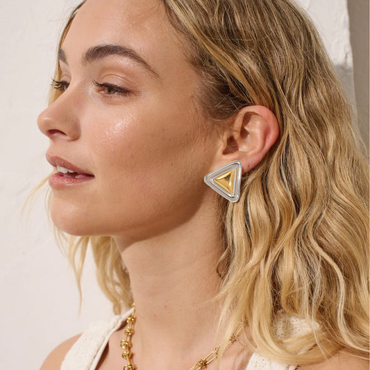 Triangle Earrings Stainless Steel