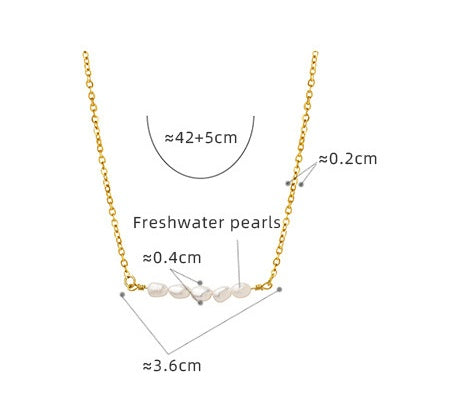 18K Gold Plating Clavicle Chain