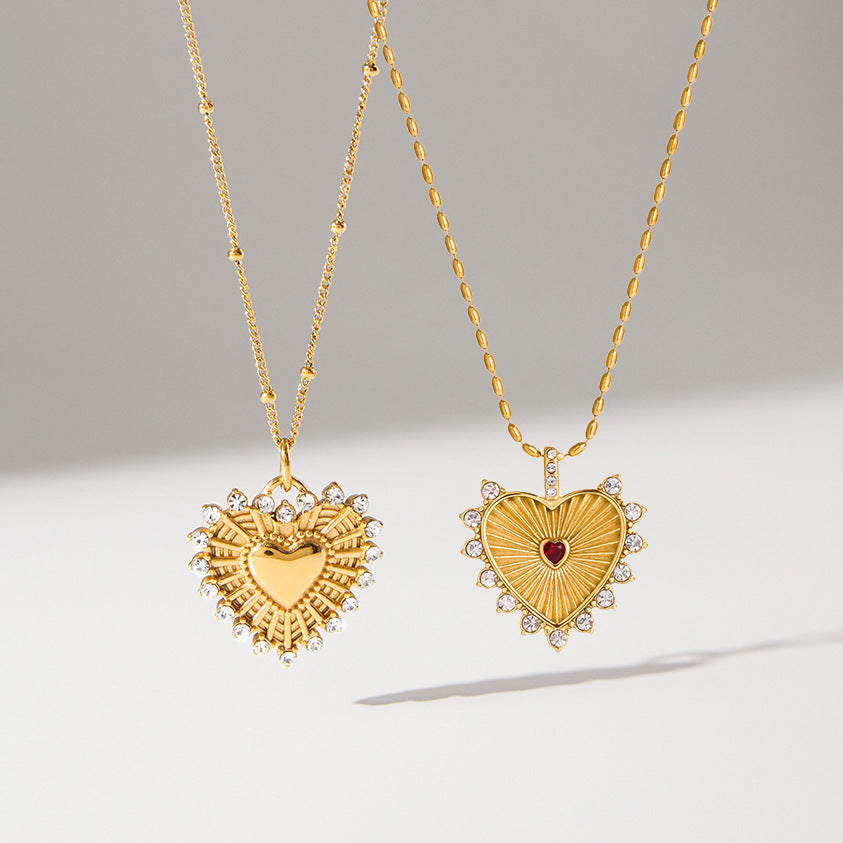 Titanium Steel Necklace For Womencolorfast High-end Accessory