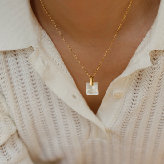 Classy Chic Titanium Steel Plated Necklace