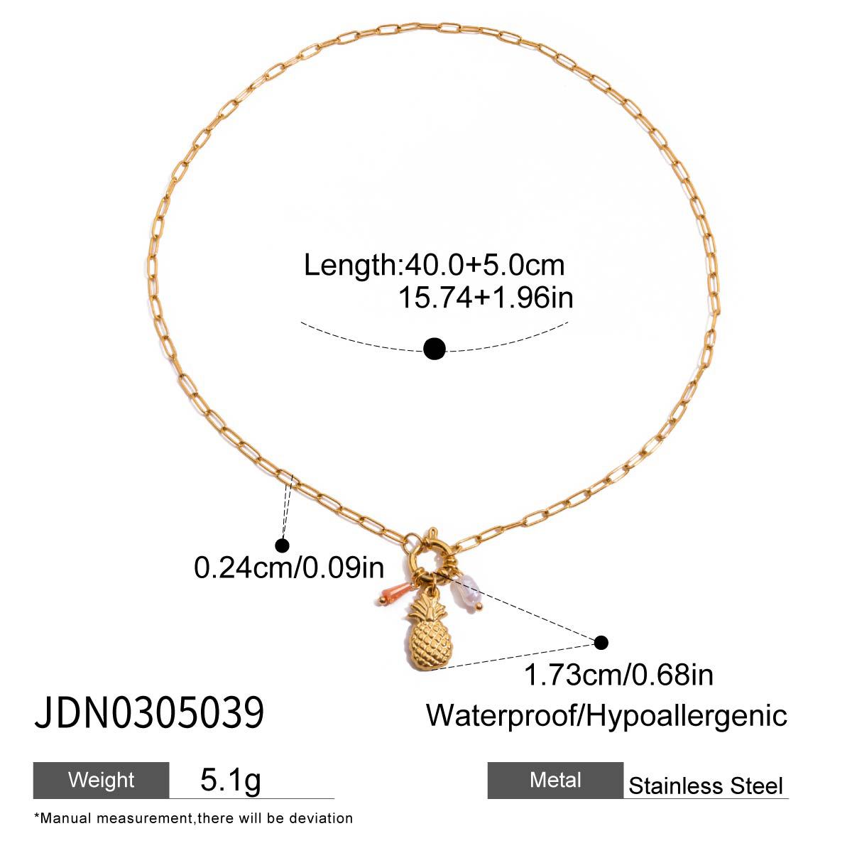 Charm Clavicle Chain Non-fading Titanium Steel Ornament
