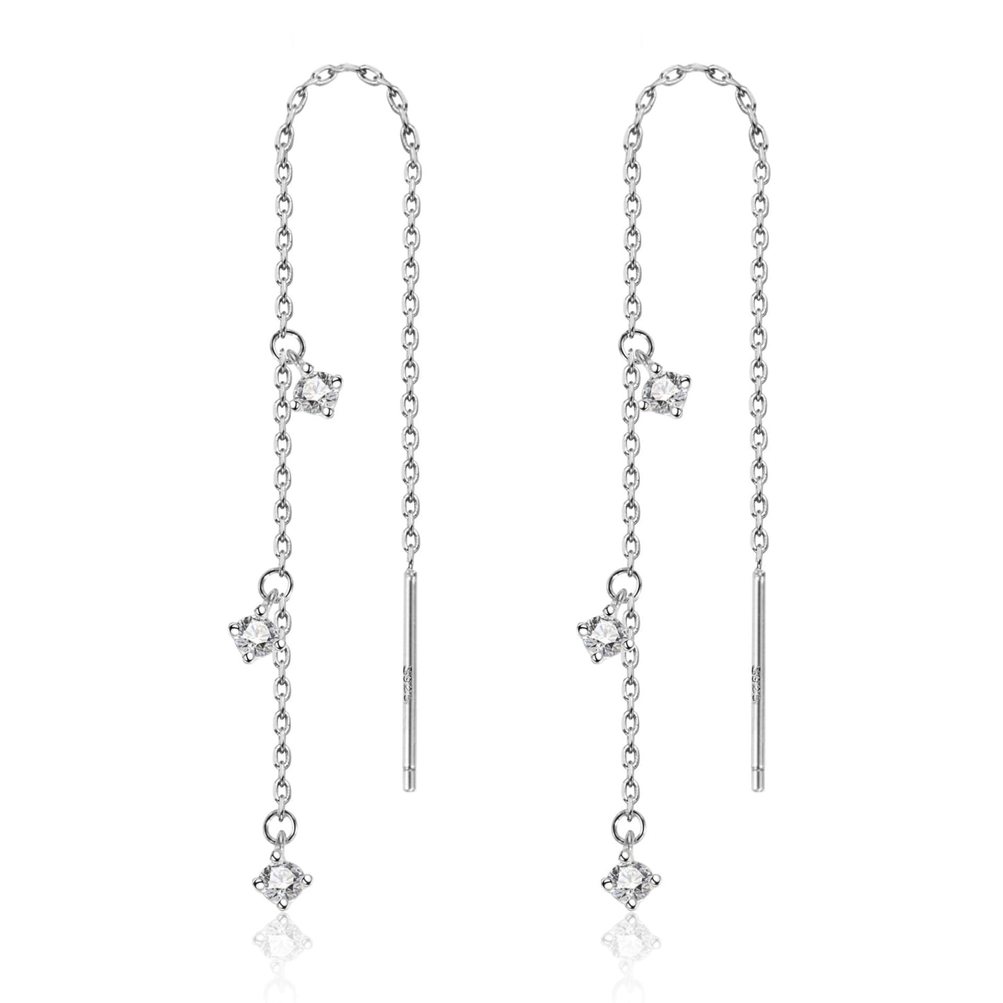 Jewelry Delicate Earrings Simple Zircon Ear Hook Simple Graceful