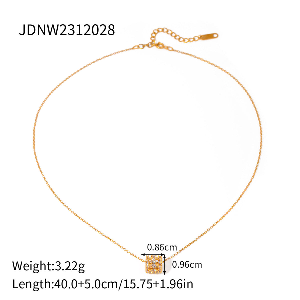Titanium Steel Four-Leaf Clover Sophisticated Collarbone Chain Titanium Steel Necklace