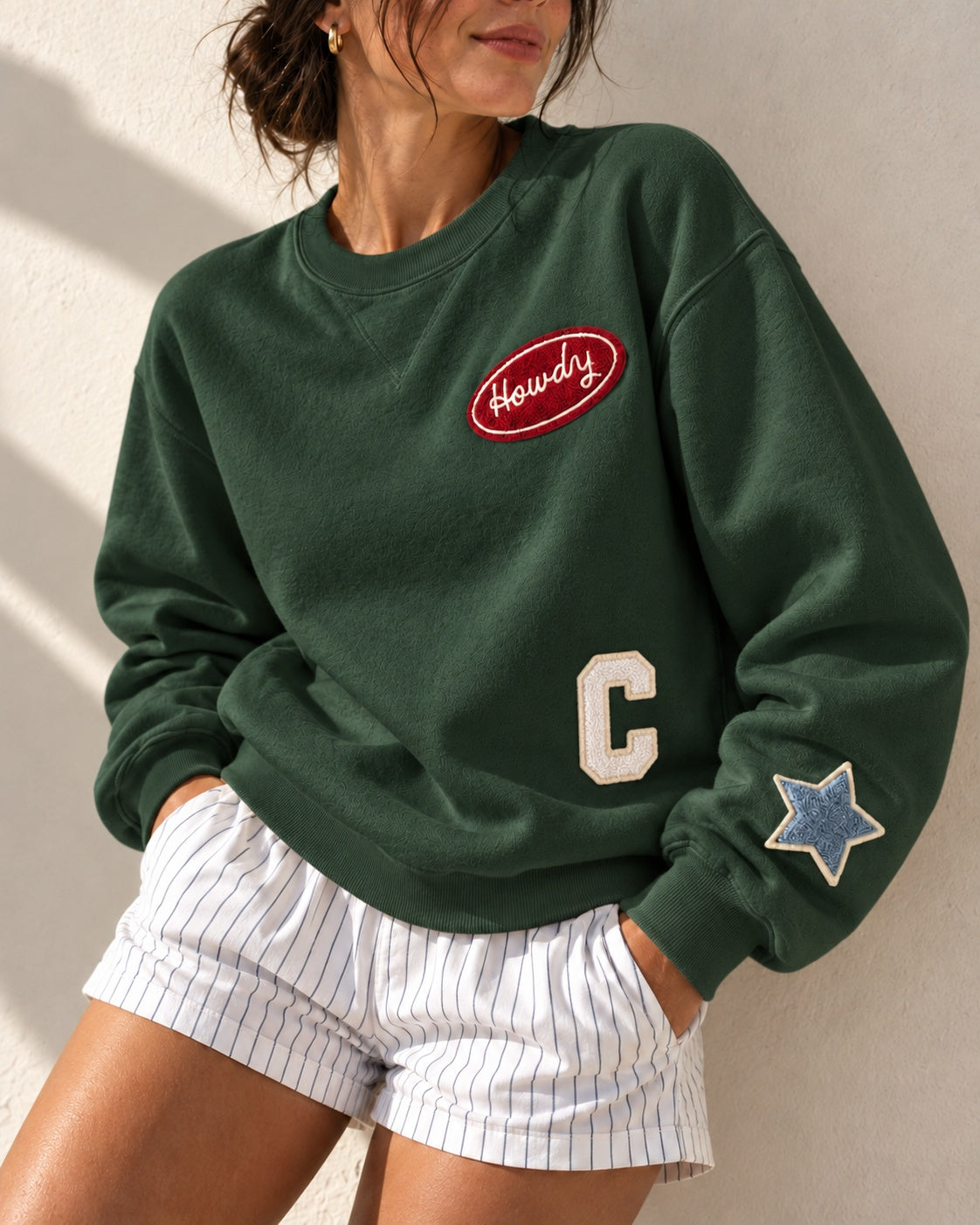 Patch Crewneck with patches